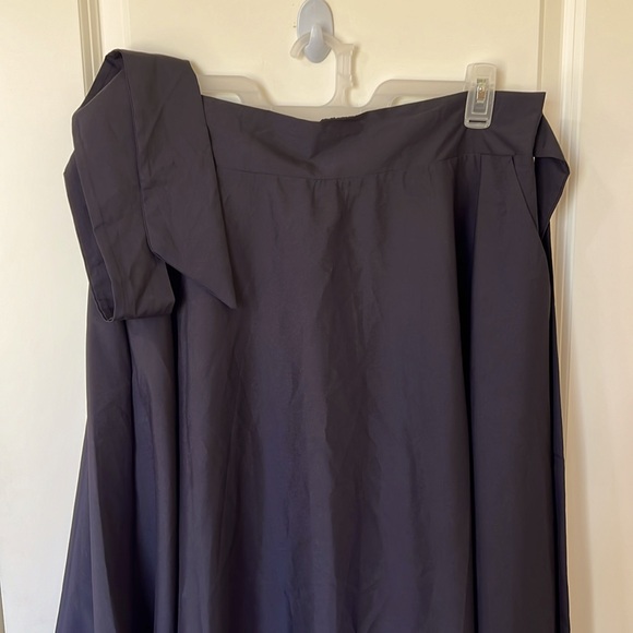 NWT, 3XL Afibi Womens Vintage High Waist A-Line Flared Midi Skirt with Pockets. - Picture 13 of 14